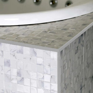 Aluminio Tapacanto 16x16mm x 2,5m Gris