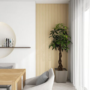 Revestimiento de Pared Interior Flat Crema