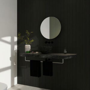 Revestimiento de Pared Interior Flat 3D Black Oak