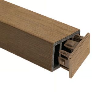 Terminación de Viga Co-Extruded G04 Teak 45mm x 90mm