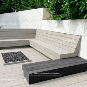 Deck Co-Extruded Dual Color G01 White Oak + G06 Silver Grey