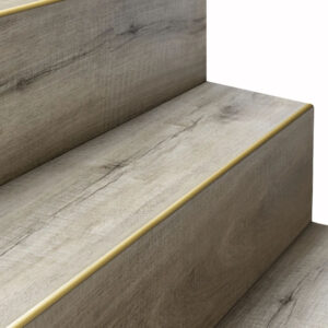 Aluminio Perfil Step 5mm X 2m Oro Mate
