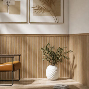 Revestimiento de Pared Interior Stripe Roble